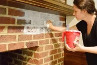 DIY Whitewashing: Transform Your Brick Fireplace