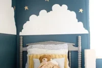 Celestial Blue Dreams: A Boy’s Cloud-Kissed Sanctuary