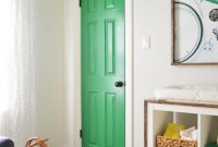 A Burst of Green Joy for the Nursery Closet