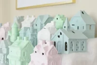 Crafting a Festive Painted Village