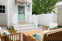 Duplex Outdoor Living: Patios, Sheds, and Showers