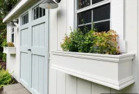 Shed Makeover: Paint and Window Boxes