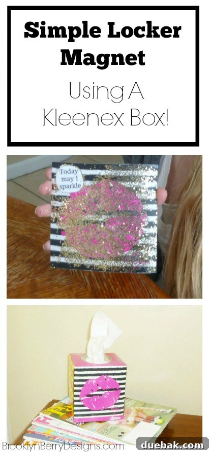 kleenex craft magnet