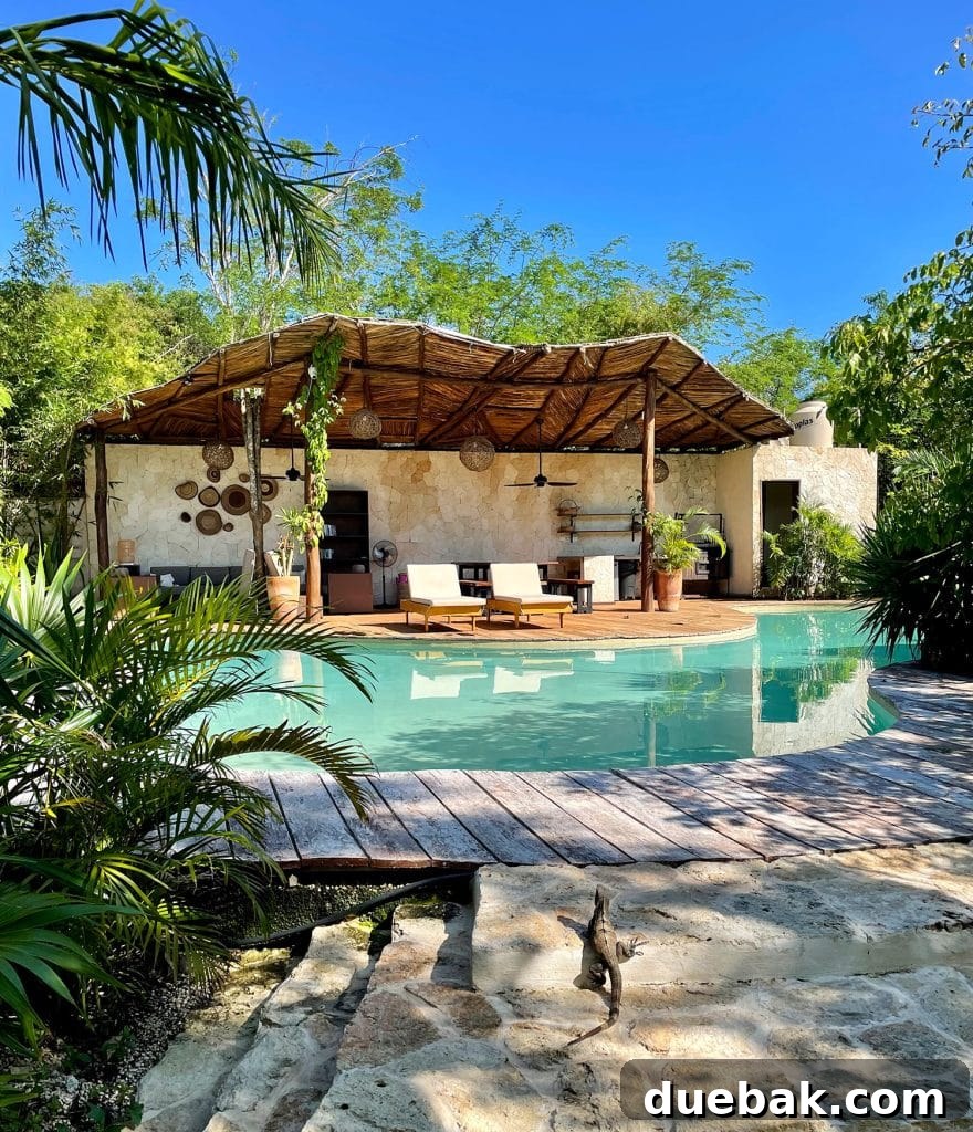 Pool At Arkah Airbnb In Akumal Mexico