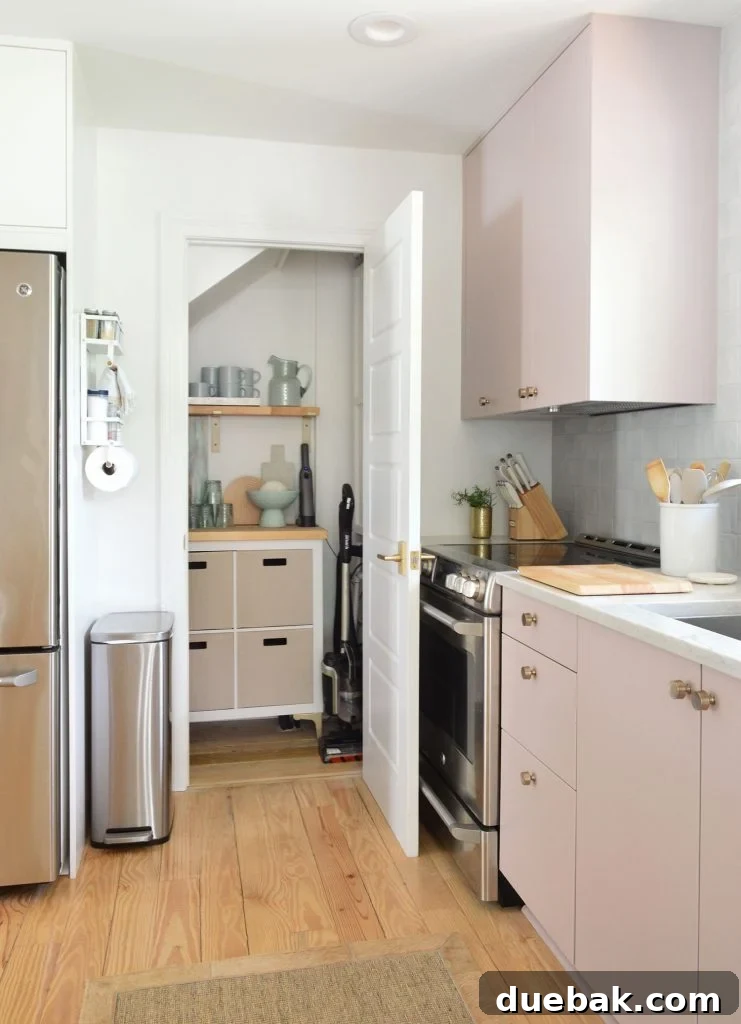 Maximizing Your Utility Closet Space 3 Small Utility Closet Organized With Cube Storage And Open Shelving