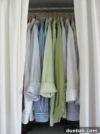 matching-hangers-in-closet-streamlined-organized-closet-makeover