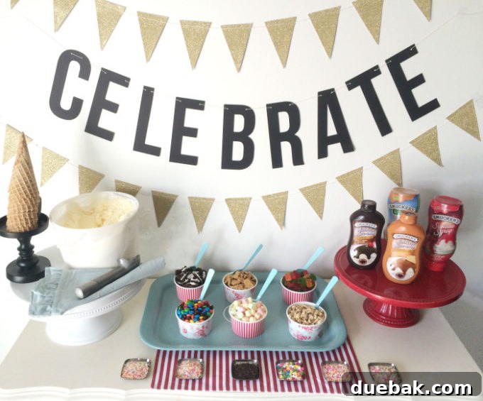 Sundae ile Her Günü Şenlendir 2 Delightful Ice Cream Sundae Bar for Family Fun