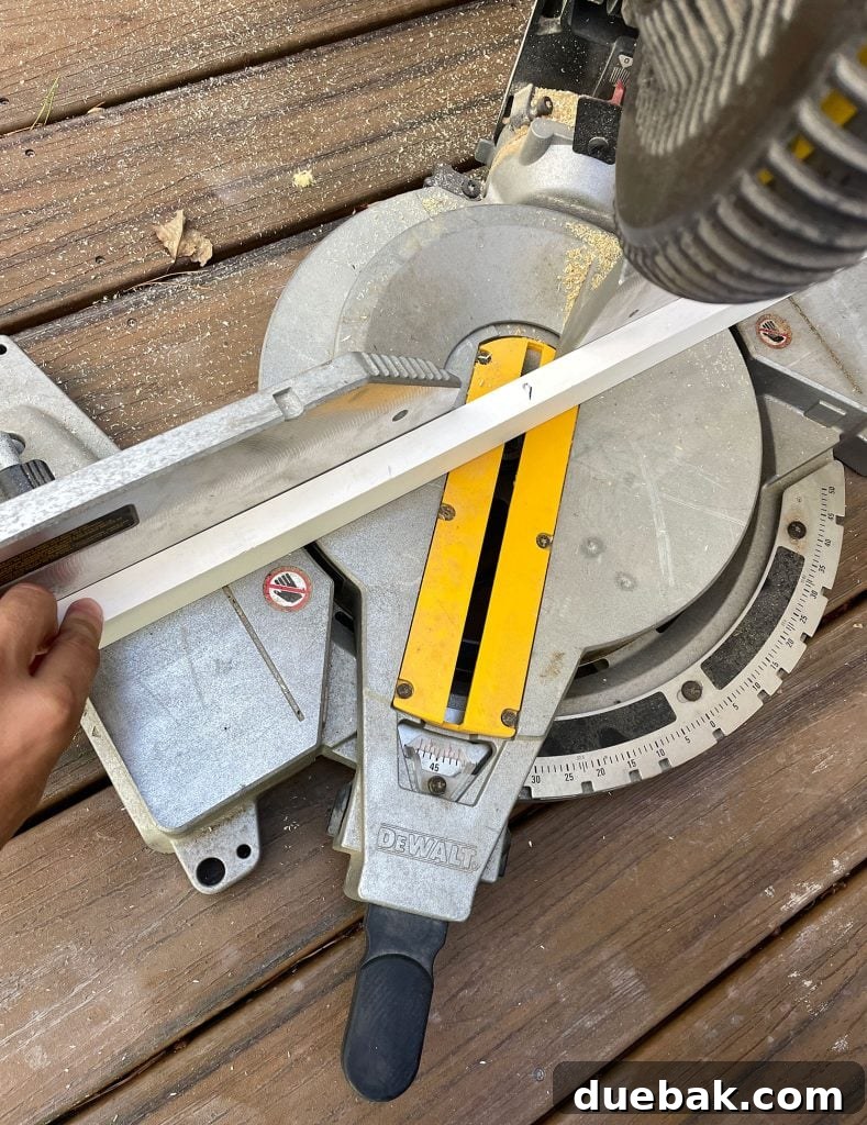 Ikea Pax Built-In: Seamless Style Transformation 16 Cutting Trim At An Angle Using A Miter Saw