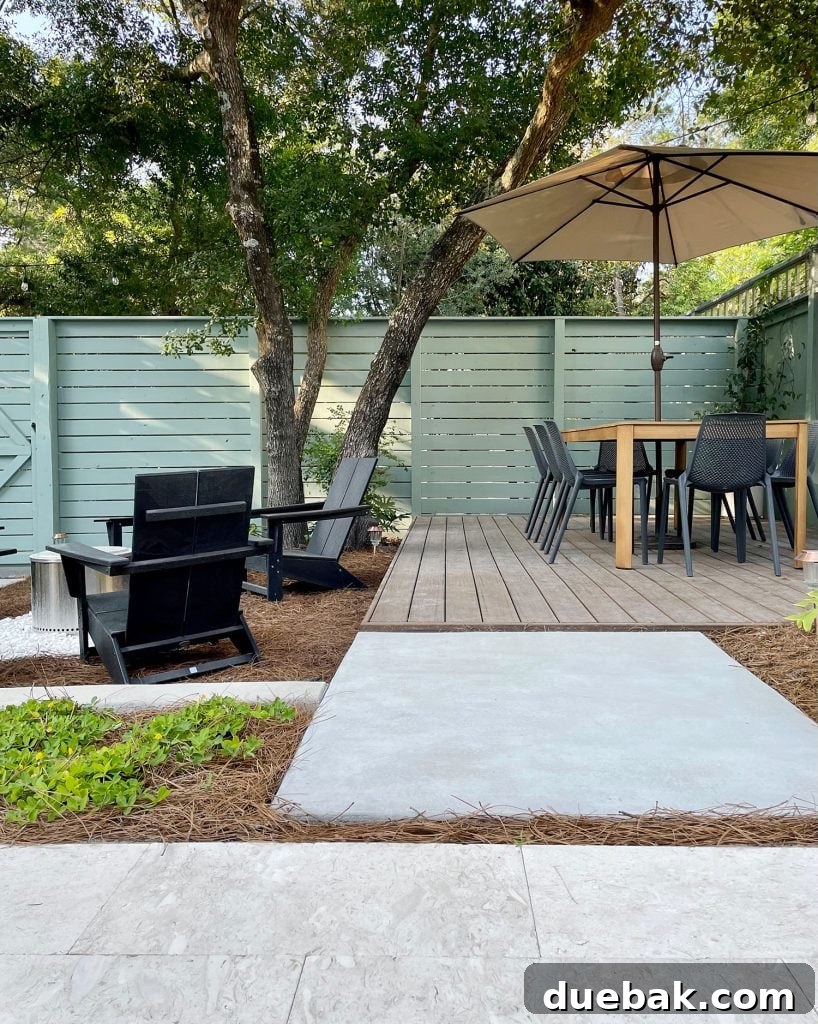 Pool Deck Pavers Connected To Trex Platfrom Deck By Large Concrete Stepping Stone