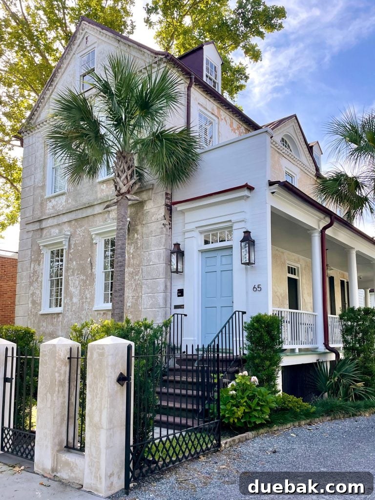 Historic home in Charlestown South Carolina Cannon Street