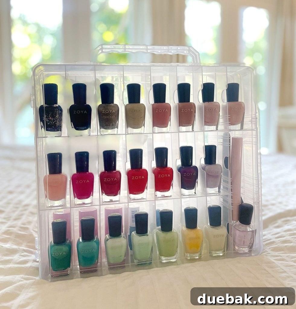 Nail Polish Clear Carrying Case Organizer