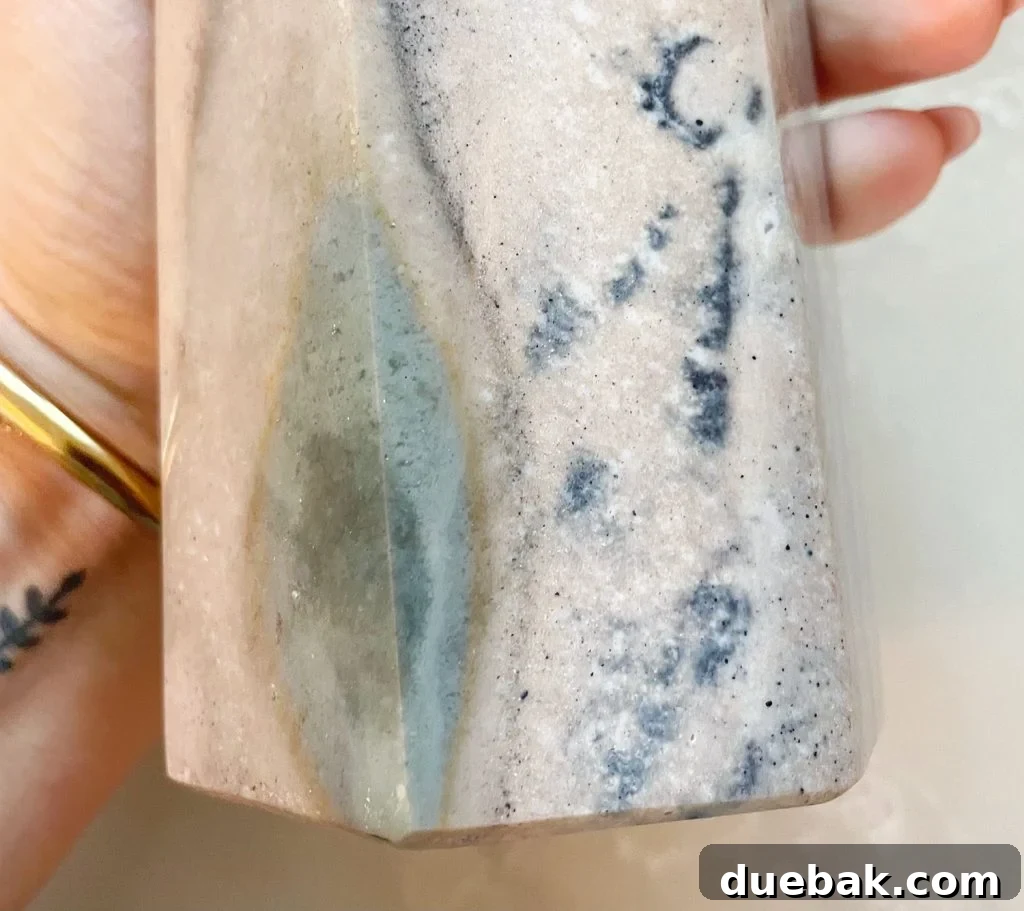 Ocean Jasper Crystal Tower Pattern Detail