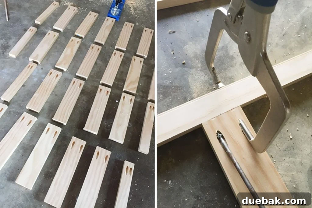 Elevate Your Kitchen with DIY Floating Shelves 6 Two Steps of Building a Floating Shelf Bracket: Cutting and Assembly