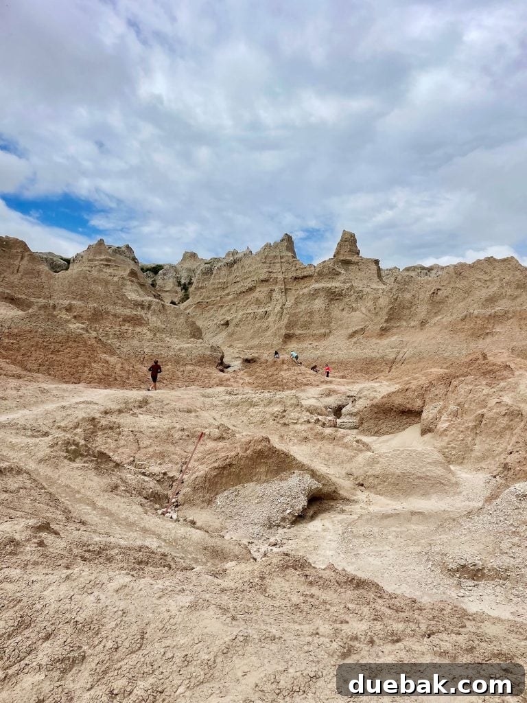 South Dakota Summer Odyssey 15 Kids Playing On Rock Formations in Badlands National Park South Dakota