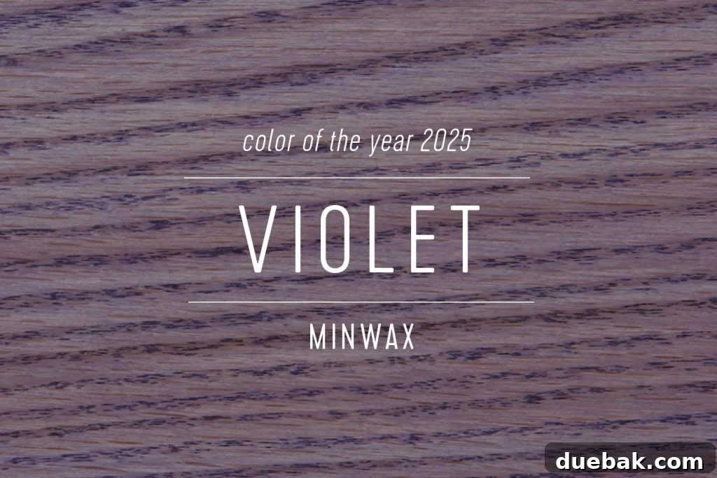 Your Ultimate Guide to 2025 Colors of the Year 23 Minwax Color of the Year 2025 Violet