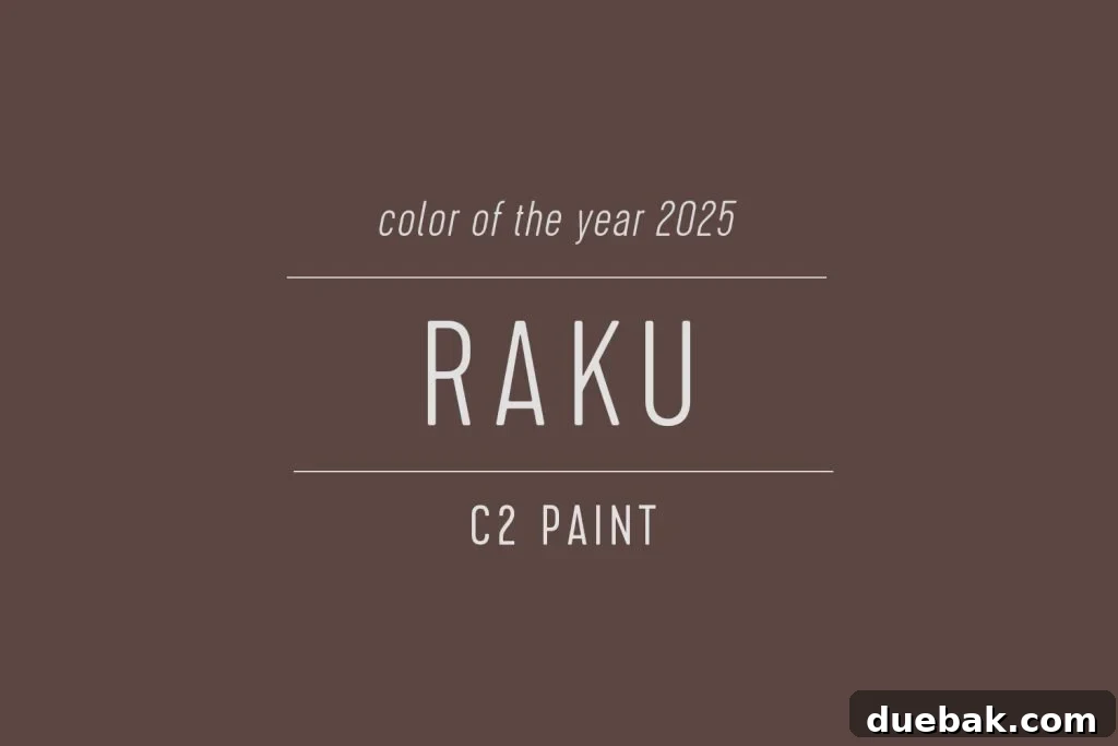 Your Ultimate Guide to 2025 Colors of the Year 26 C2 Paint Paint Color of the Year 2025 Raku