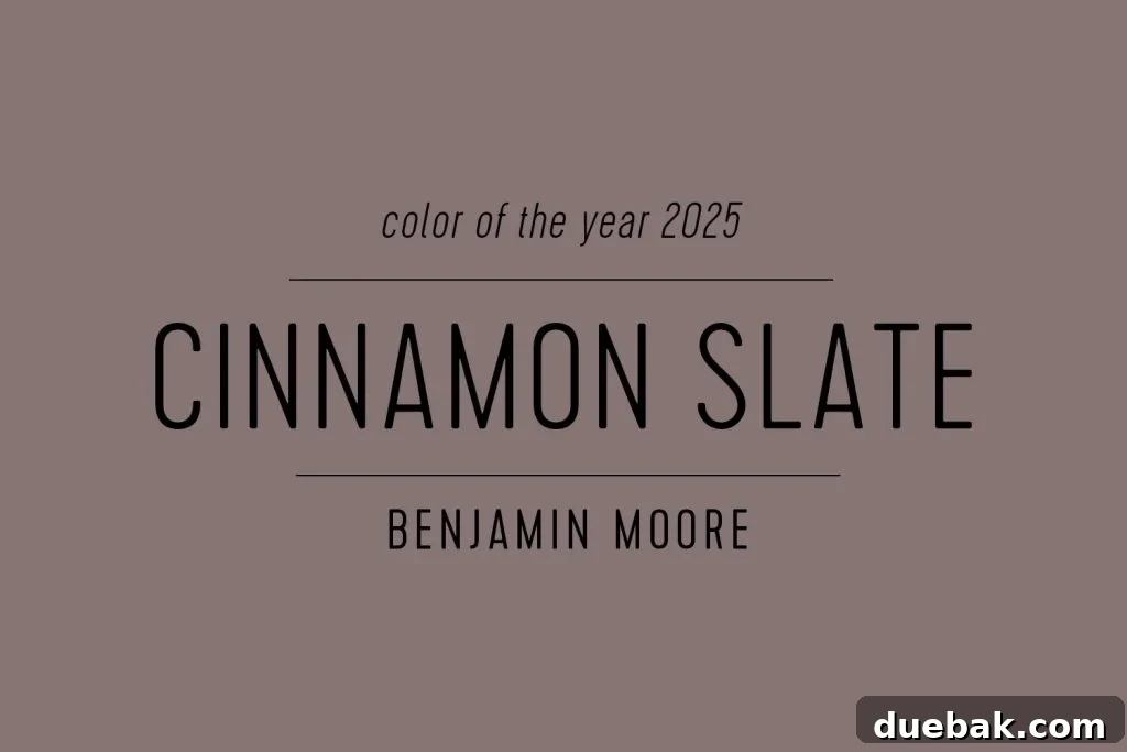 Your Ultimate Guide to 2025 Colors of the Year 7 Benjamin Moore Paint Color of the Year 2025 Cinnamon Slate