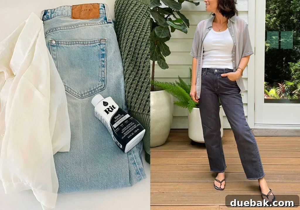 Mastering Fabric Dyeing at Home 4 How To Dye Clothes Black Side By Side Before And After