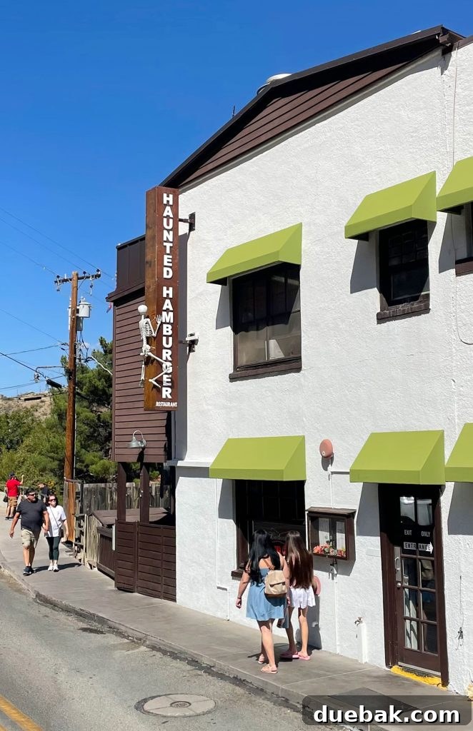 Sedona Sisterhood Sojourn 38 Haunted Hamburger Restaurant In Jerome Arizona