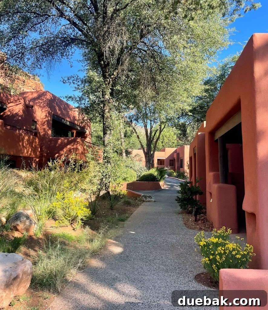 Sedona Sisterhood Sojourn 7 Resort Buildings At Enchantment Resort In Sedona Arizona