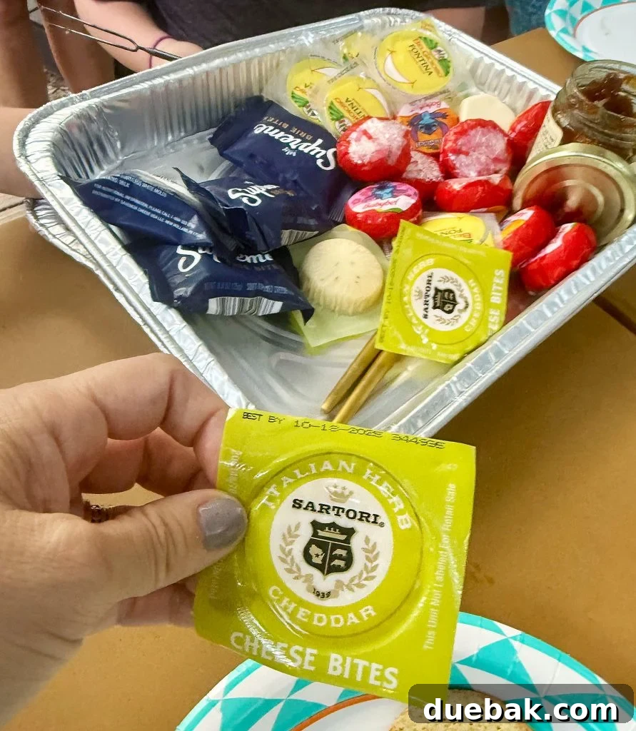 Bite Sized Cheese Options for Savory Smores