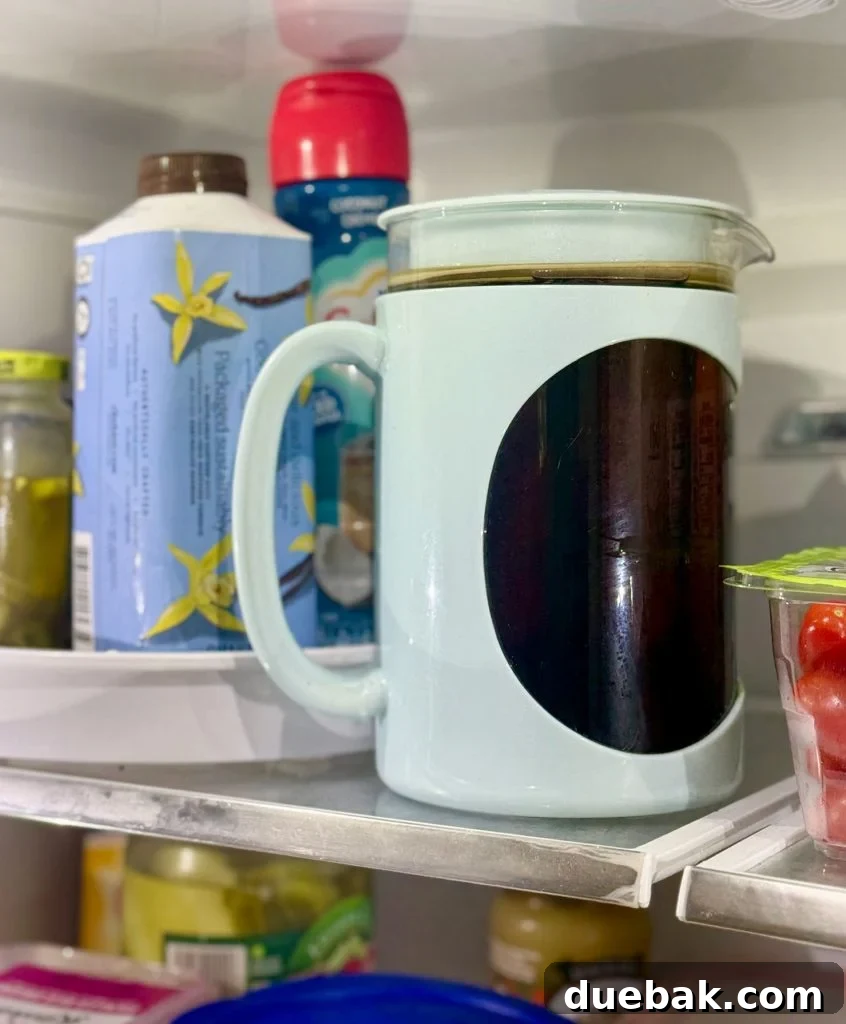 Brew Your Own Perfect Cold Brew 4 Jug Of Cold Brew In Refrigerator