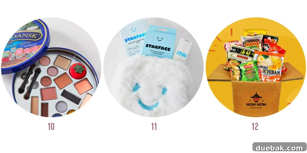 Your 2025 Holiday Gift Guide for All Ages and Budget Friendly Presents Under 15 Dollars 16 Next 3 Kids & Teens Gifts: Makeup Palette Tin, Starface Skincare Set, Ramen Lovers Box