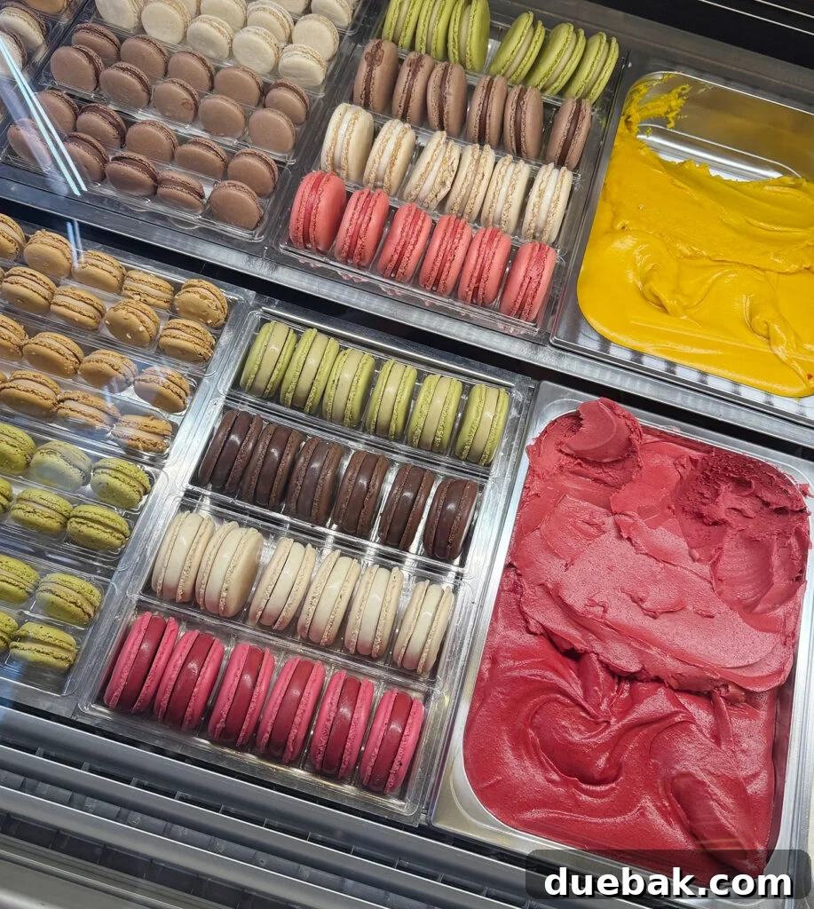 Gelato Desserts In Florence Italy