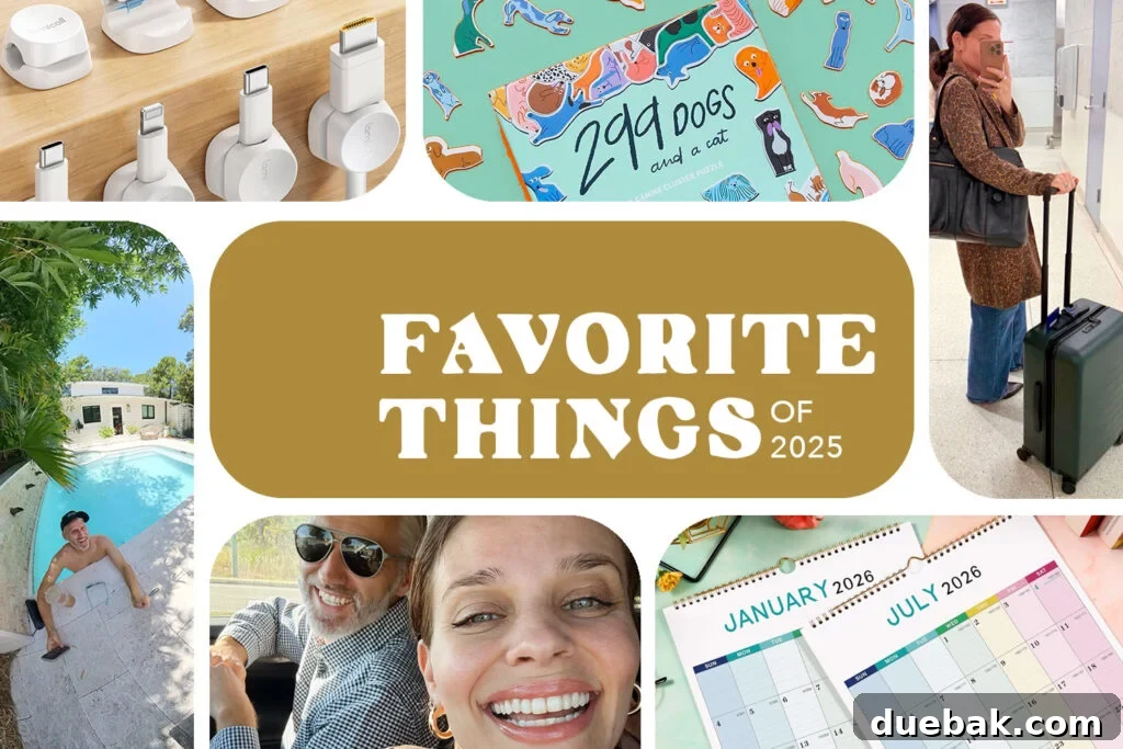Our Favorite Things of 2025 Featured Image Collage - A curated collection of top purchases for home and life from the past year.