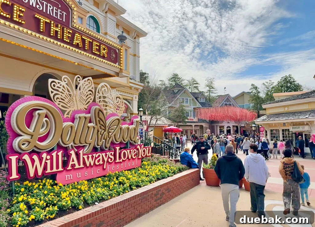 Dollywood Sign In Pigeon Forge TN