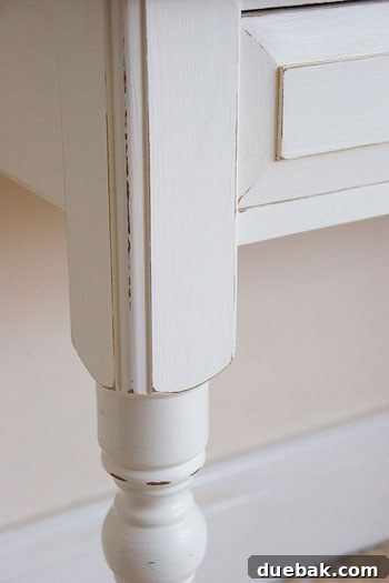 Heirloom Reimagined Antique White Desk Refresh 5 desk-paint-furniture-makeover