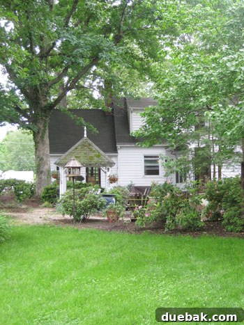 Stunning Richmond Transformation 13 Charming gazebo nestled in the lush backyard of Eric and Karyn's home, serving as a peaceful retreat for planning future home projects.