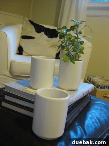 Transform Your Vases and Planters with Decoupage 2 west-elm-ceramic-planters-before-project
