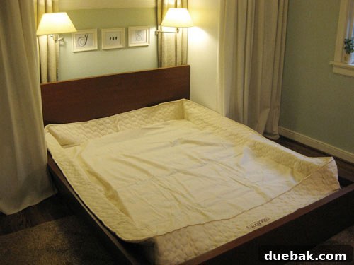 Our Organic Latex Mattress The Secret to Our Best Rest Yet 6 Laying out the organic cotton and wool mattress cover