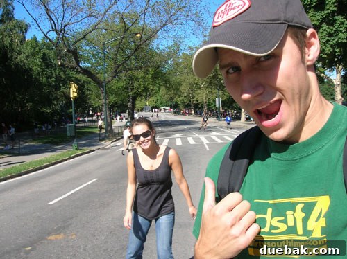Our Love's Tapestry: From First Spark to Wedding Day 2 2005 Rollerblading in Central Park - Our Friendship Blooms