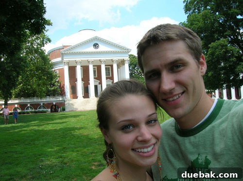 Our Love's Tapestry: From First Spark to Wedding Day 3 2005 First Visit to Virginia - Touring UVA