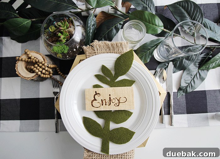 Elegant Fall Table Setting