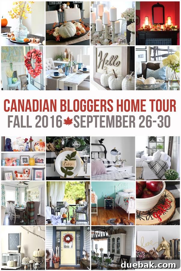 Canadian Fall Home Tour Banner