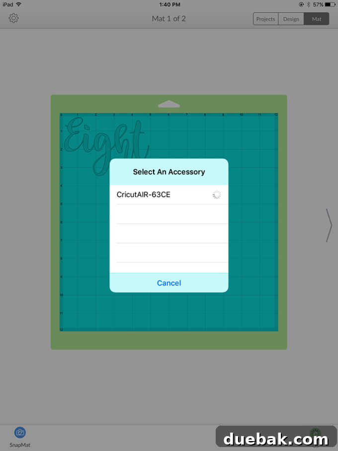 Designing table numbers in Cricut Design Space