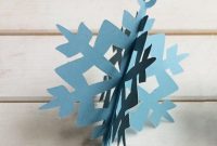 Elegant Handcrafted 3D Snowflake Holiday Decor