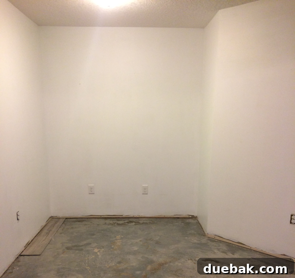 Transform Your Space with Vinyl Plank Flooring 4 Bare Concrete Floors, ready for new installation