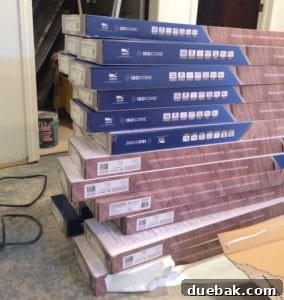 Transform Your Space with Vinyl Plank Flooring 7 Sample of Grey Sawn Oak flooring against a contrasting surface