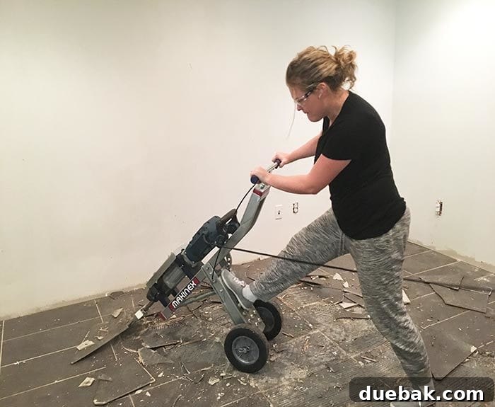 How To Remove Tile From Concrete - demolition