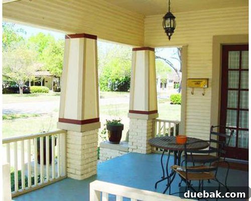 Pristine and welcoming home exterior after a major renovation in Dallas, TX