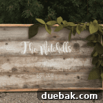 Custom Wedding Decor sign