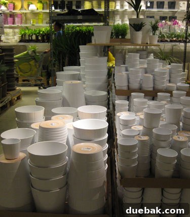 My Ikea Habit: Always Browsing, Rarely Buying 16 Classic white IKEA planters, versatile for plants and storage