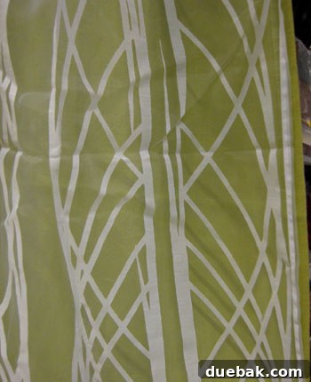 My Ikea Habit: Always Browsing, Rarely Buying 7 Layered IKEA curtains: sheer white swirls over leafy green for elegance