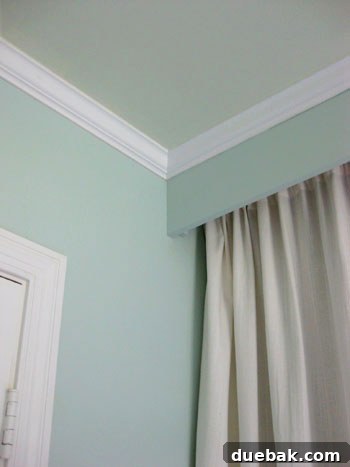 Master Bedroom Ceiling After Painting