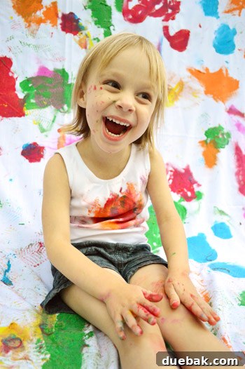 Clara smiling brightly, showcasing her cool and joyful personality