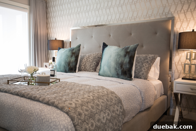 Elegant master bedroom interior design